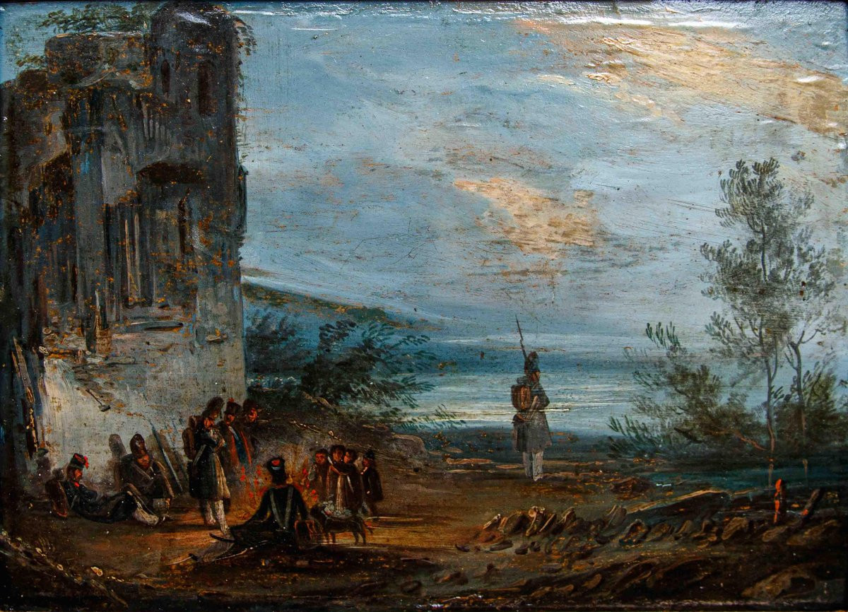 First Quarter Of The 19th Century, Camp Scenes-photo-3