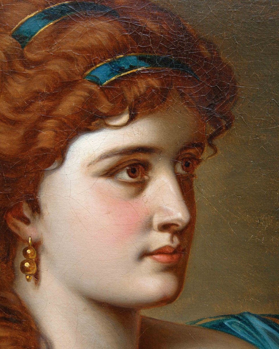 Theodor Kurzweil (vienna, 19th – 20th Century), Attr., Allegory Of Sculpture-photo-3