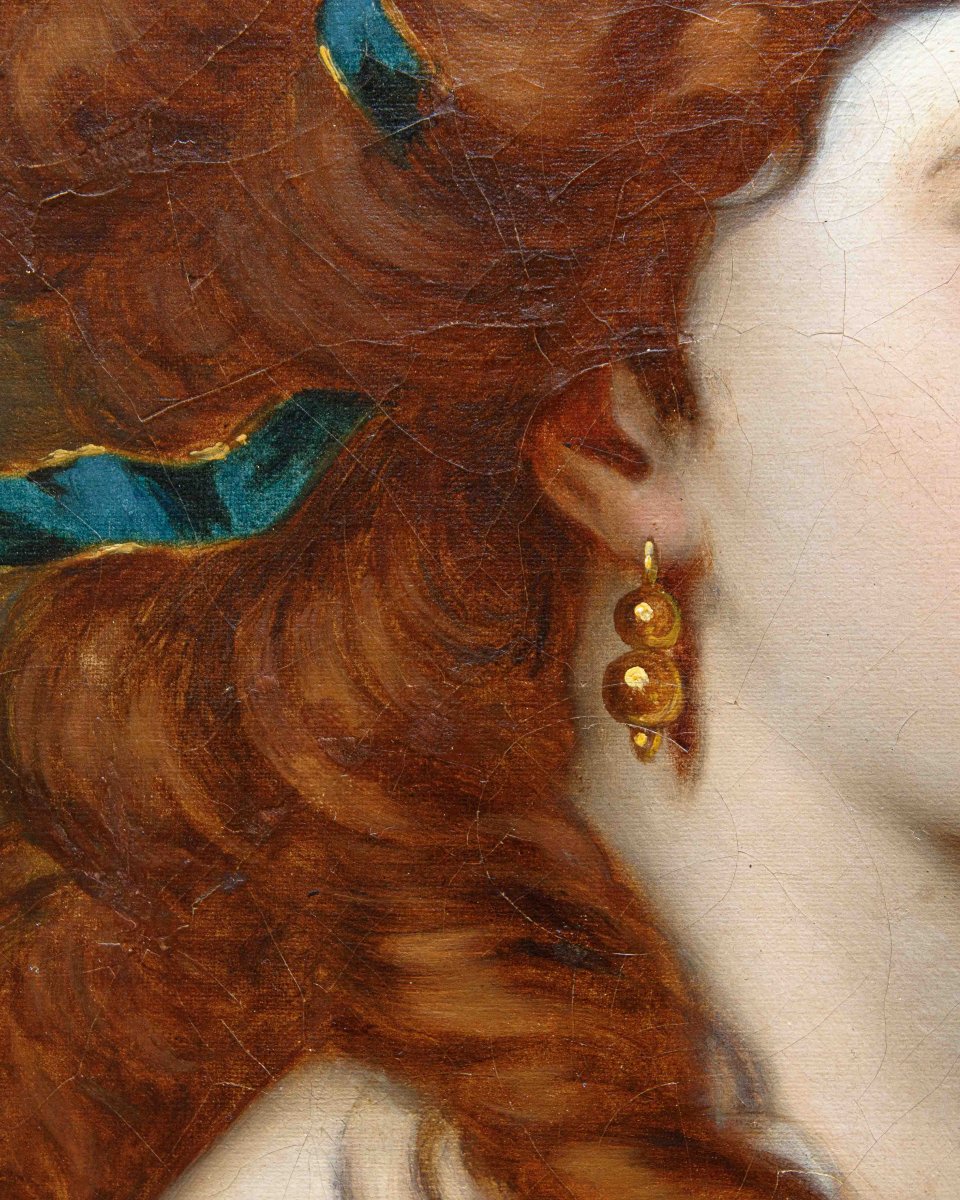 Theodor Kurzweil (vienna, 19th – 20th Century), Attr., Allegory Of Sculpture-photo-6