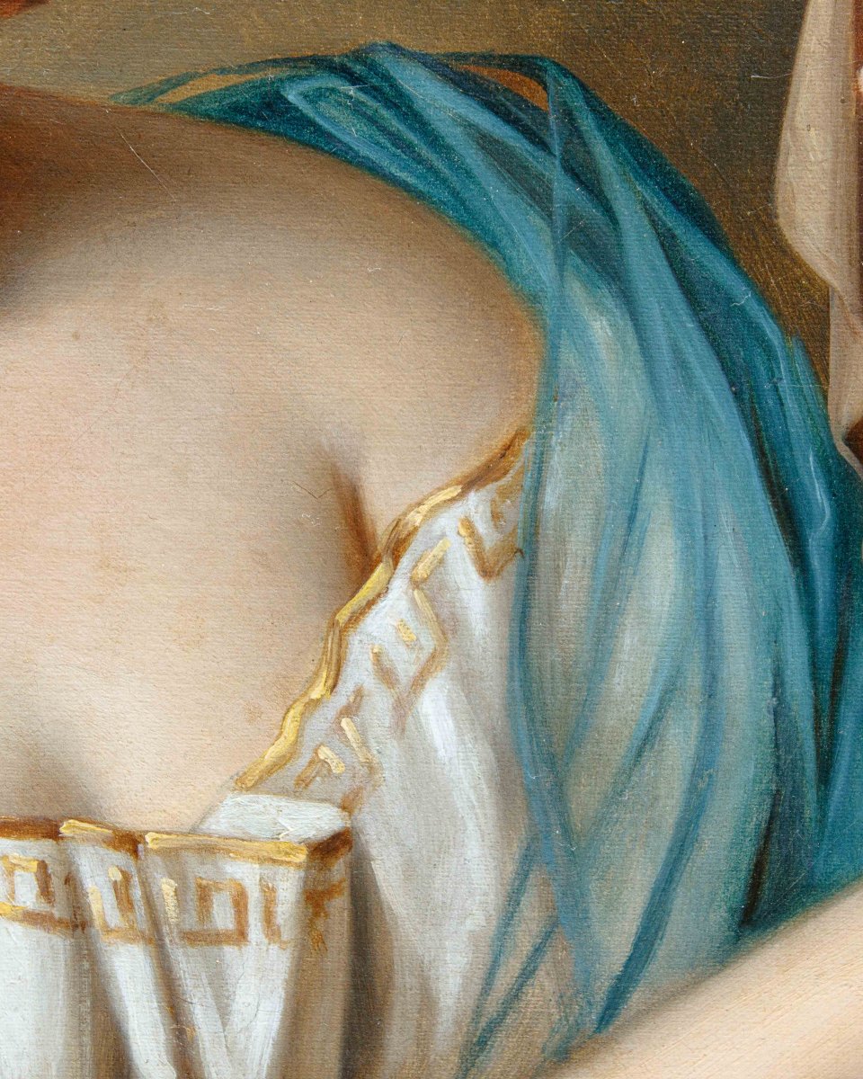 Theodor Kurzweil (vienna, 19th – 20th Century), Attr., Allegory Of Sculpture-photo-8