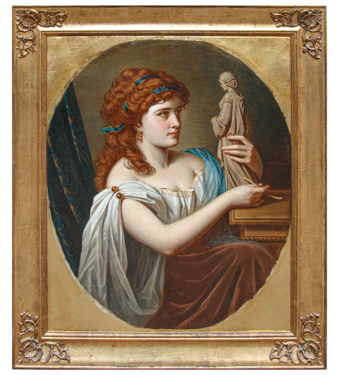 Theodor Kurzweil (vienna, 19th – 20th Century), Attr., Allegory Of Sculpture