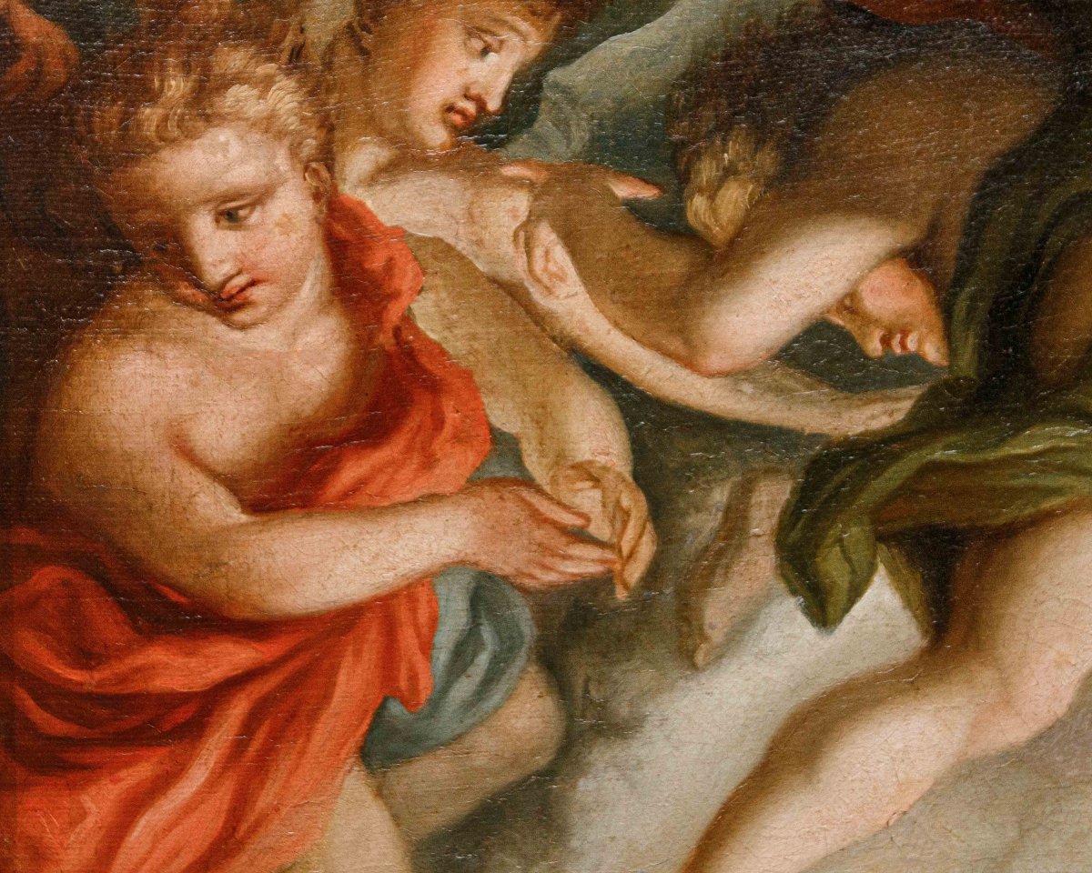 Follower Of Antonio Allegri Known As Correggio (1489 - 1534), Adoration Of The Shepherds -photo-3