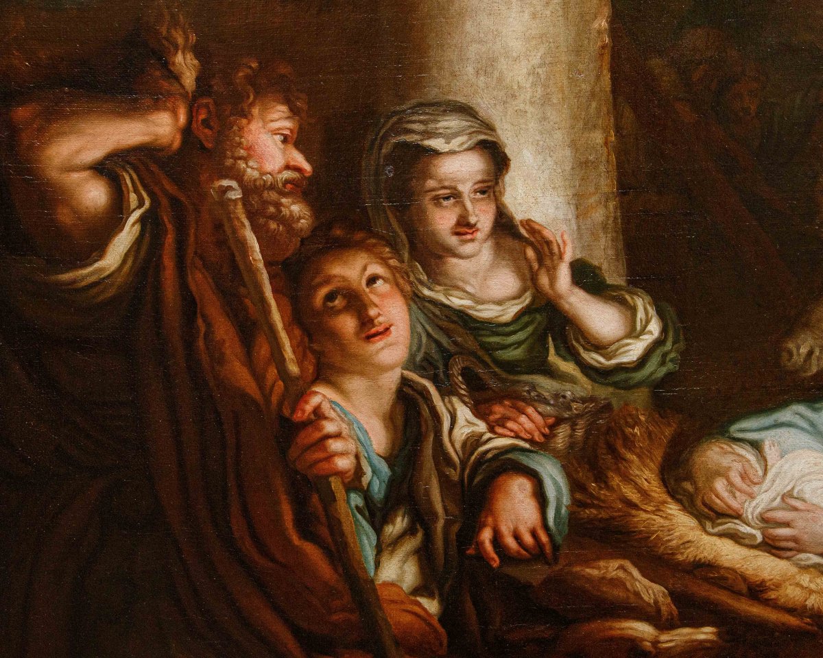 Follower Of Antonio Allegri Known As Correggio (1489 - 1534), Adoration Of The Shepherds -photo-7