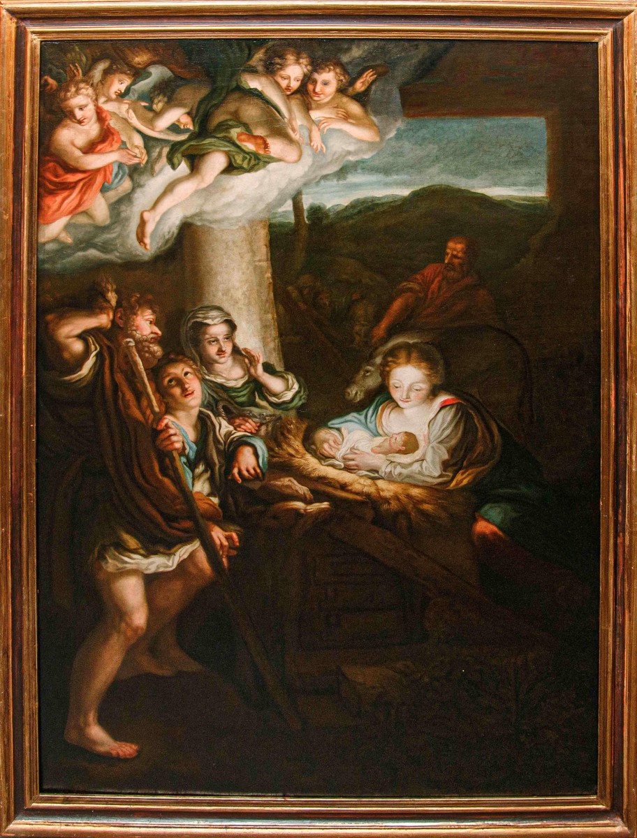 Follower Of Antonio Allegri Known As Correggio (1489 - 1534), Adoration Of The Shepherds 