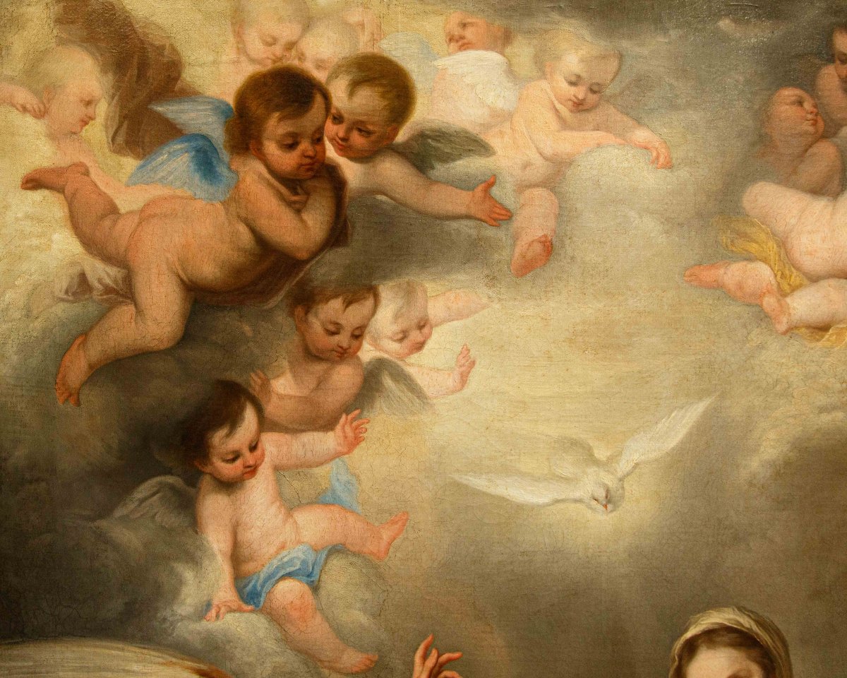 Atelier de Bartolomé Esteban Murillo (Séville, 1617 - 1682), Annonciation-photo-4