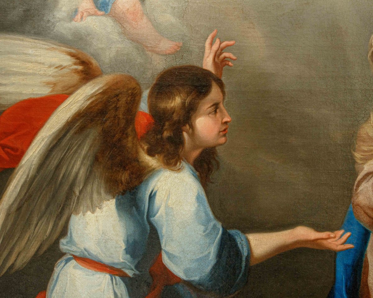Atelier de Bartolomé Esteban Murillo (Séville, 1617 - 1682), Annonciation-photo-6