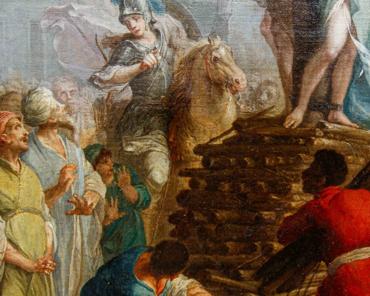 Atelier de Giacinto Diano, Clorinda sauve Olindo et Sofronia-photo-3