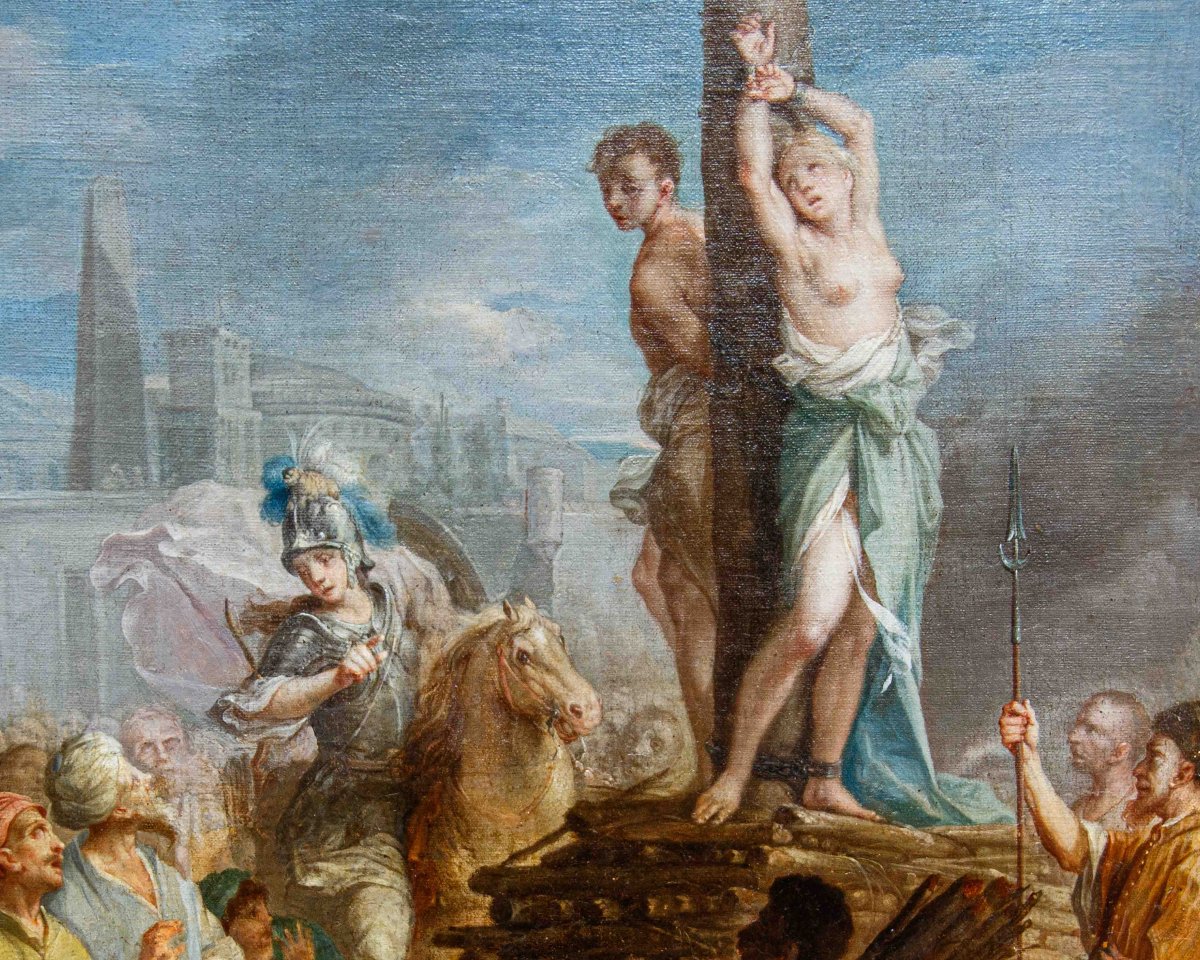 Atelier de Giacinto Diano, Clorinda sauve Olindo et Sofronia-photo-8