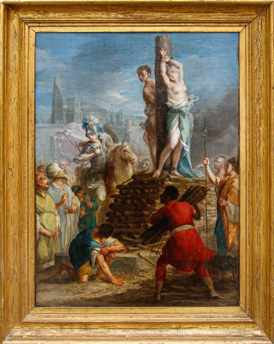 Atelier de Giacinto Diano, Clorinda sauve Olindo et Sofronia