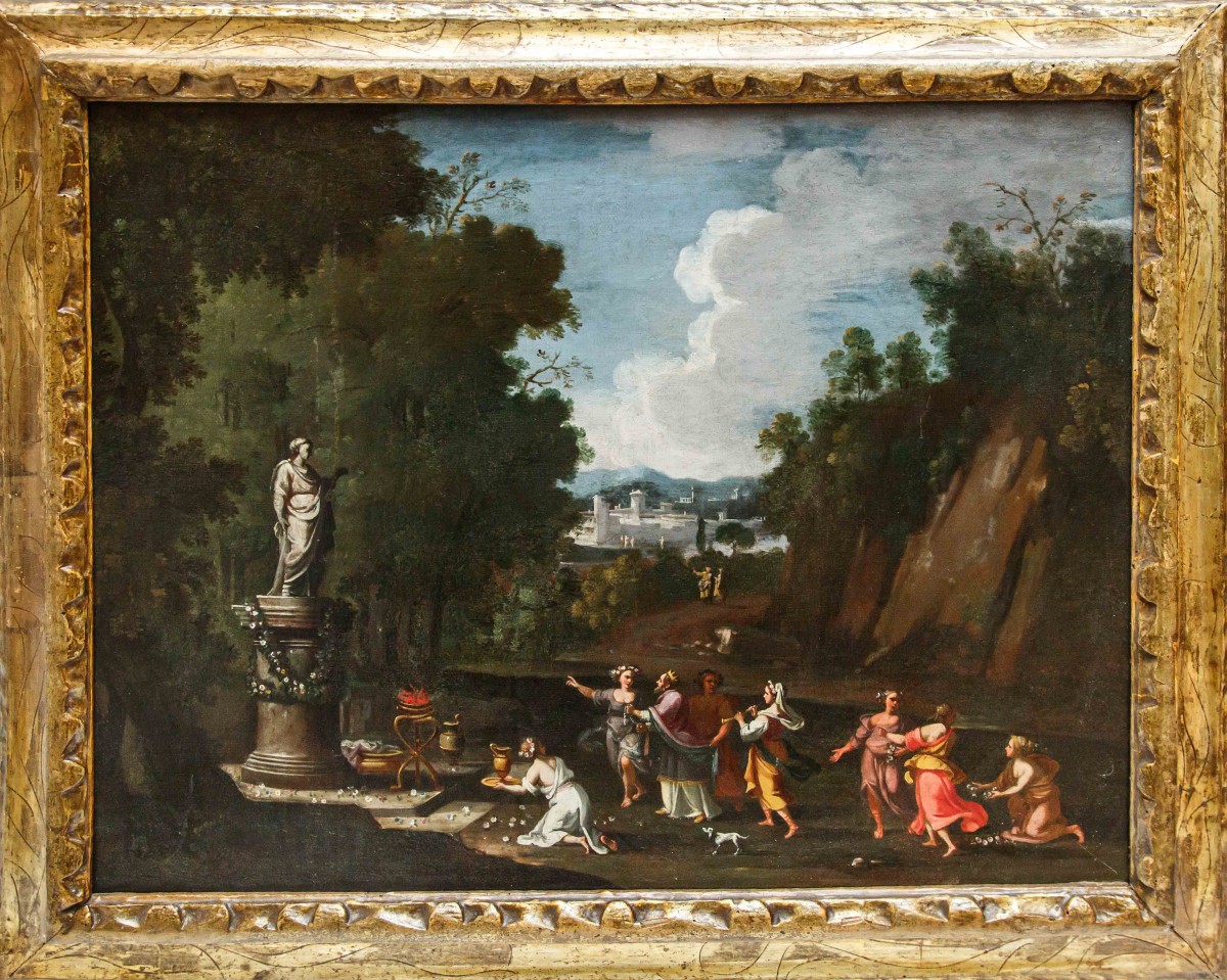 Alberto Carlieri (1672 - après 1720), Salomon adore les idoles