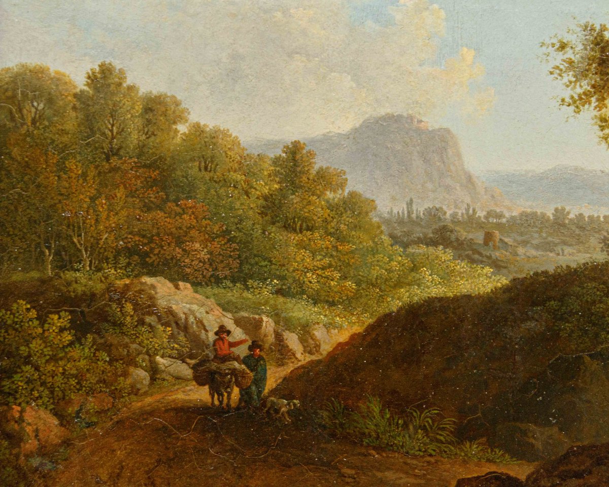 Late 18th – Early 19th Century, Pair Of Landscapes-photo-6