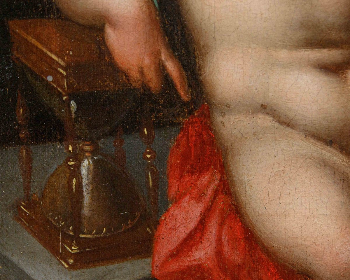 Peintre flamand de la première moitié du 17ème siècle, Nascendo morimur-photo-6