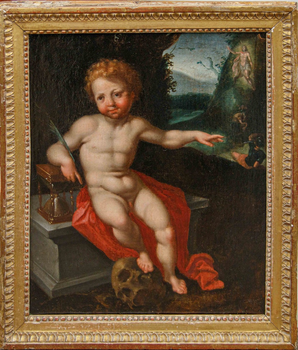 Peintre flamand de la première moitié du 17ème siècle, Nascendo morimur