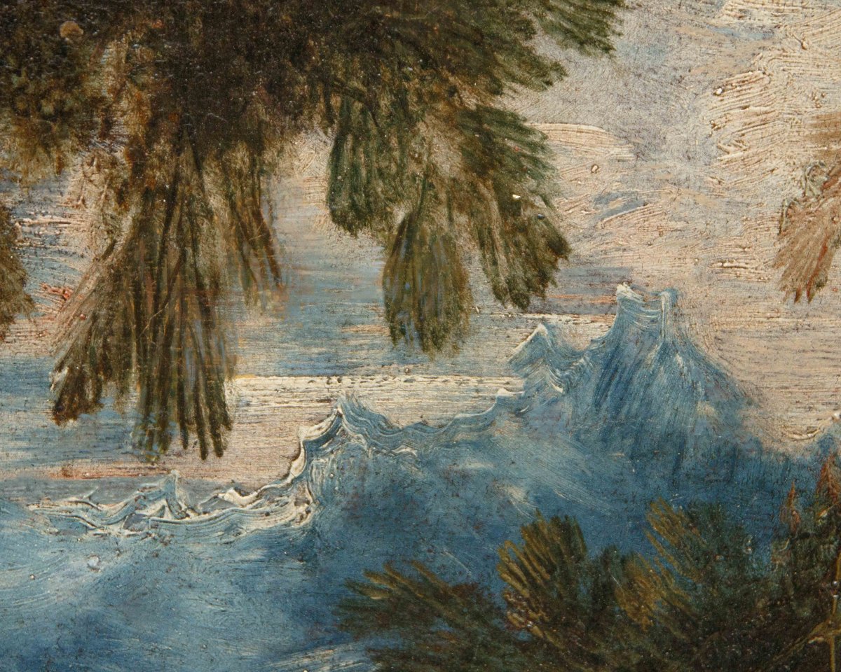 Atelier d’Antonio Francesco Peruzzini (1643 ou 1646 -1724)  Paysage avec des figures-photo-7