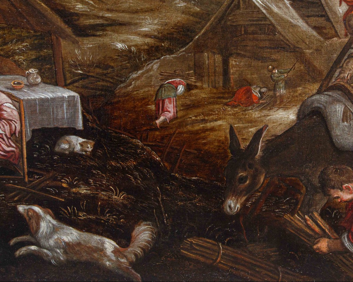 Bottega dei Bassano (XVIIe siècle), Allégorie de l’hiver-photo-5