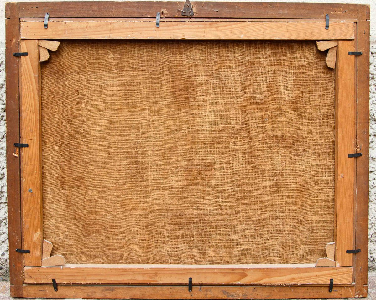 Peintre vénitien de la première moitié du XVIIIe siècle, Madone du lait et saint Joseph-photo-3