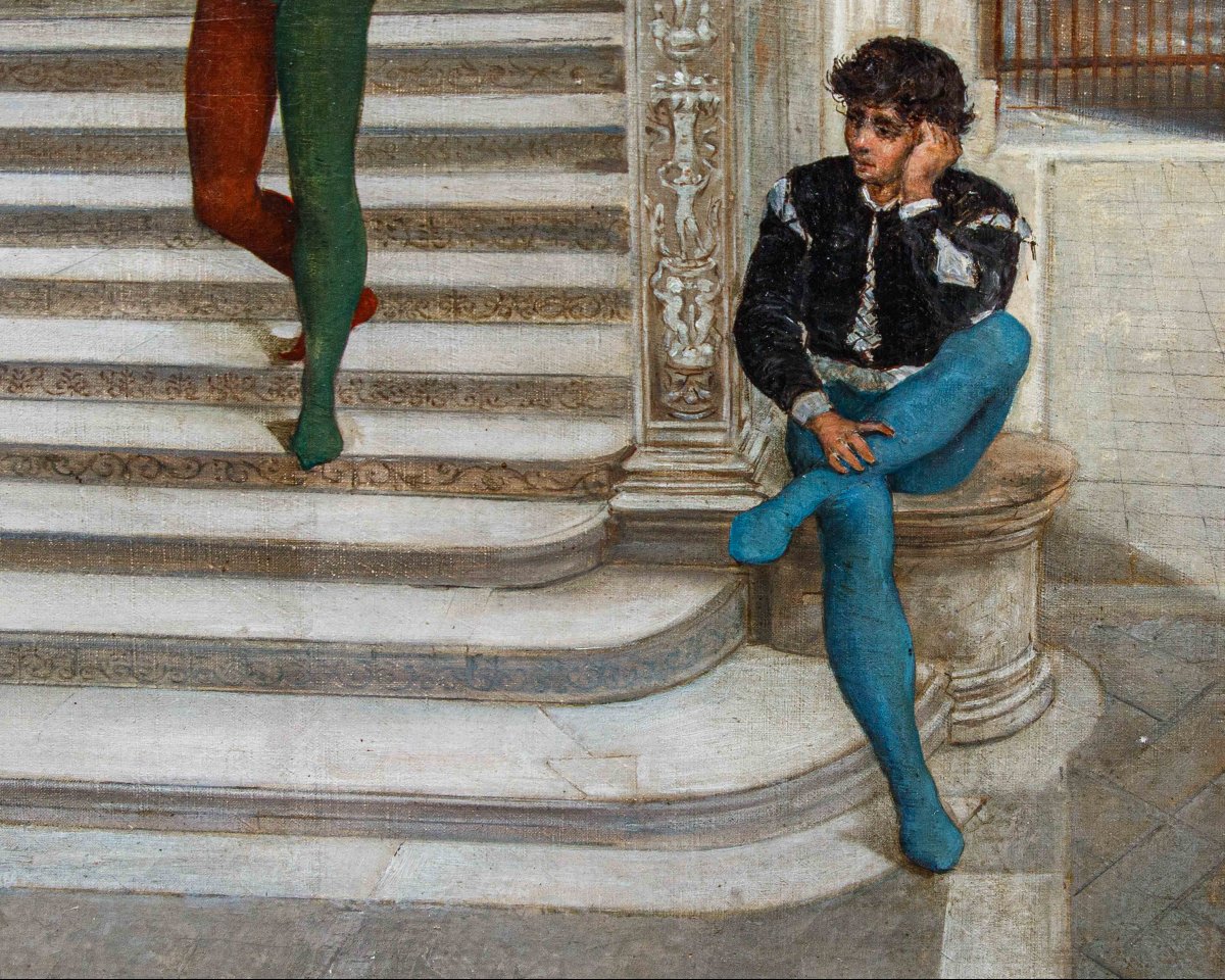 XIXe siècle, La Scala dei Giganti du Palais des Doges de Venise-photo-1