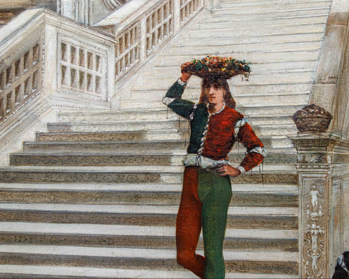 XIXe siècle, La Scala dei Giganti du Palais des Doges de Venise-photo-2