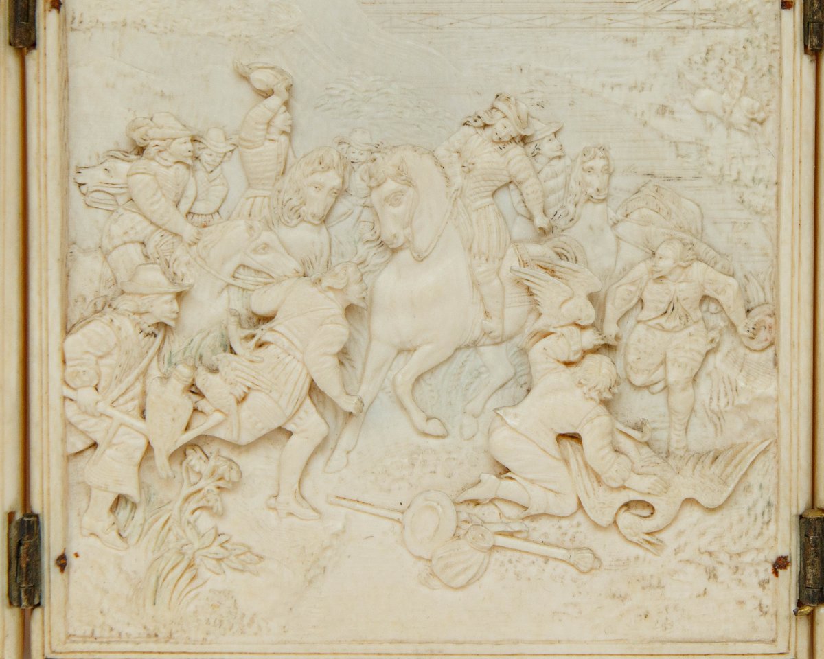 19th Century, Hunting Scene Of The Royals Of France-photo-2