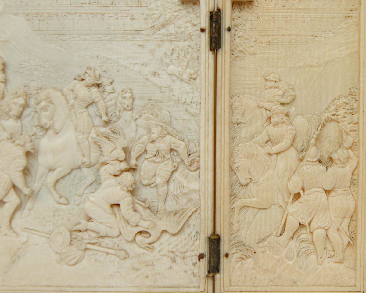 19th Century, Hunting Scene Of The Royals Of France-photo-3