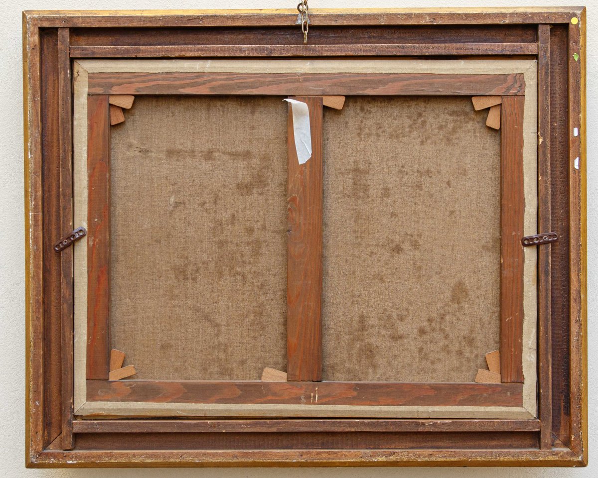 Disciple de G. van Deynum, Nature morte avec viande, fruits et un Nautilus-photo-2