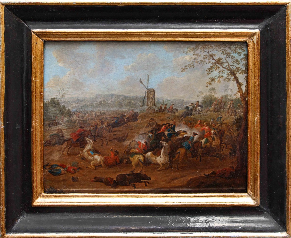 Karel Breydel, Known As The Knight Of Antwerp (antwerp, 1678 – 1733), Battle Scene With Knights