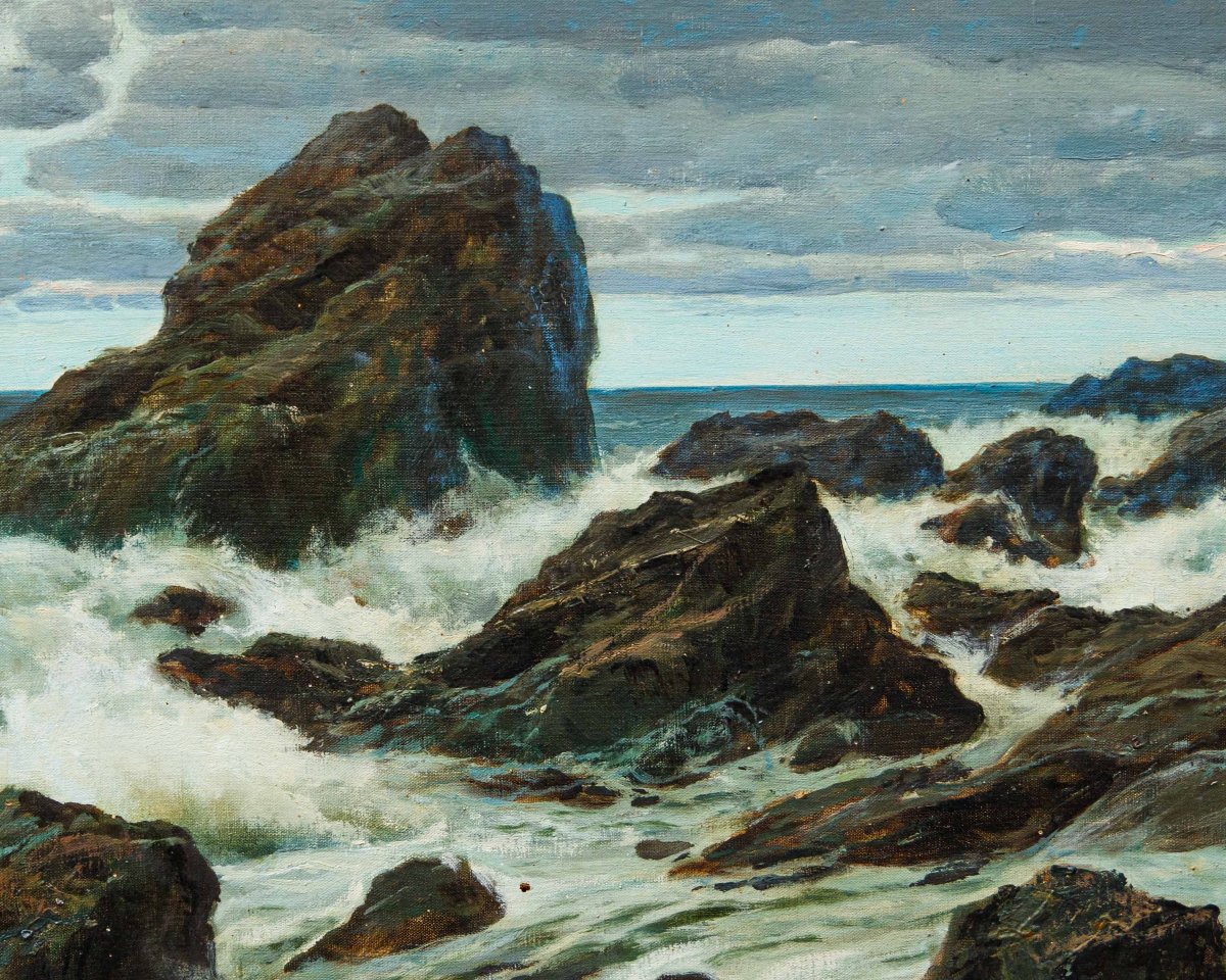 Francesco Bosso (vercelli, 1864 - Turin, 1933), Storm-photo-2