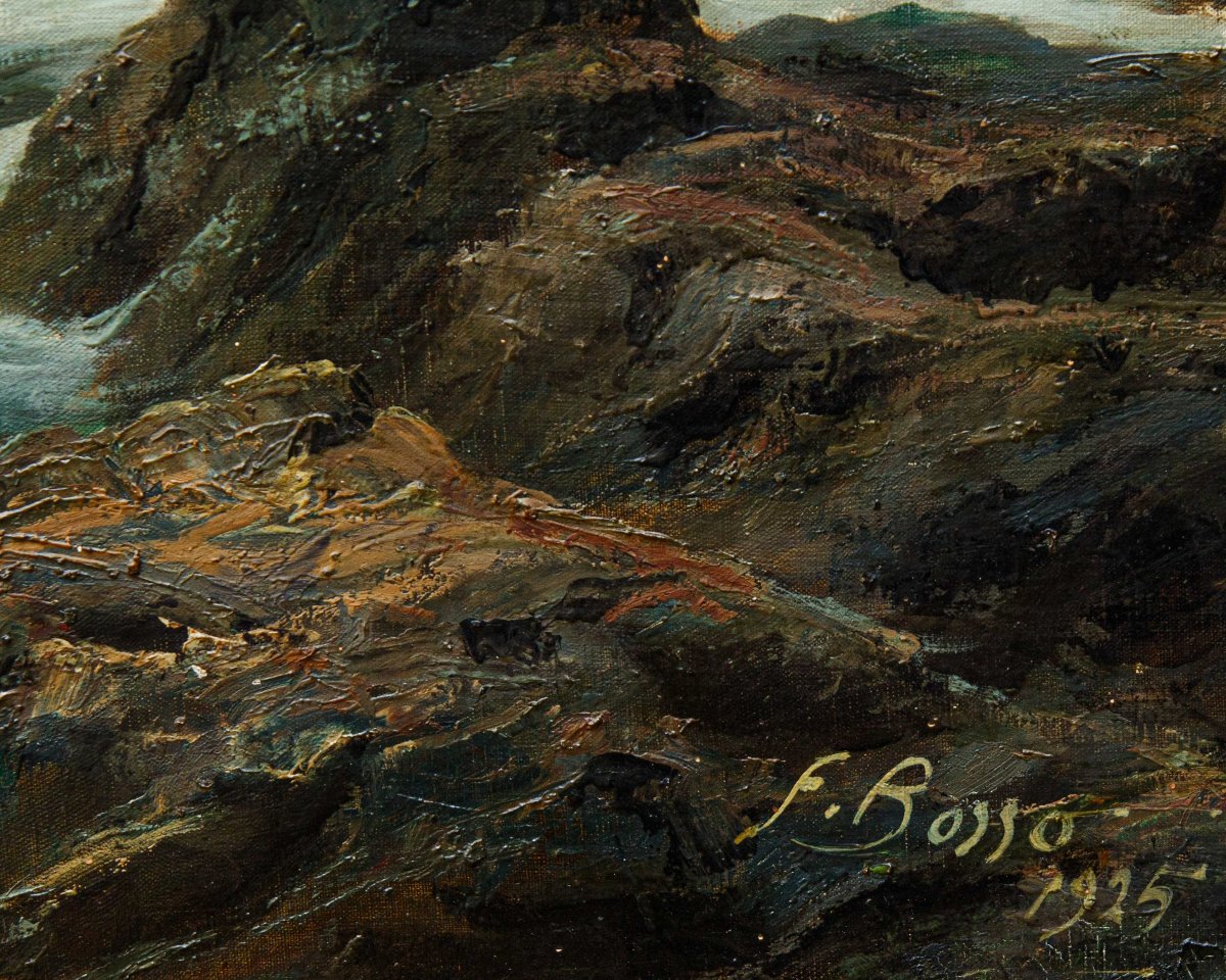 Francesco Bosso (vercelli, 1864 - Turin, 1933), Storm-photo-5