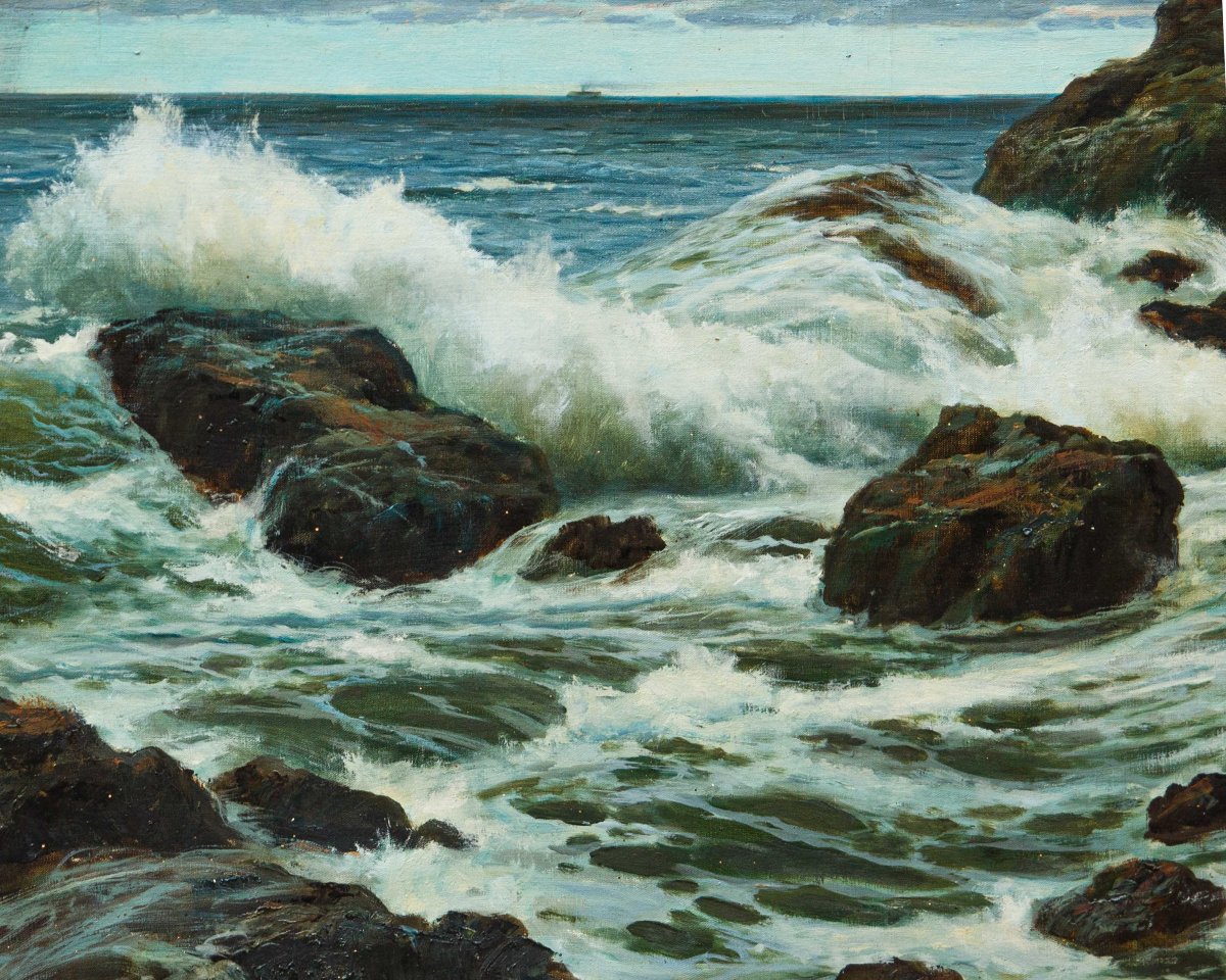 Francesco Bosso (vercelli, 1864 - Turin, 1933), Storm-photo-7