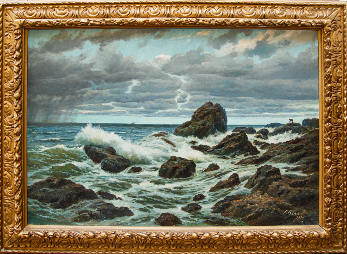 Francesco Bosso (vercelli, 1864 - Turin, 1933), Storm