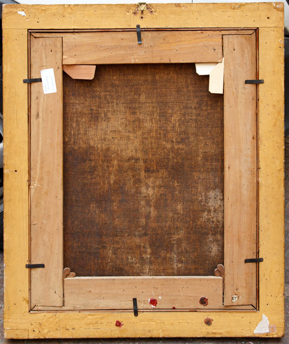 Giacomo Francesco Cipper, dit il Todeschini, Scène d’auberge avec joueur de bagnole-photo-2