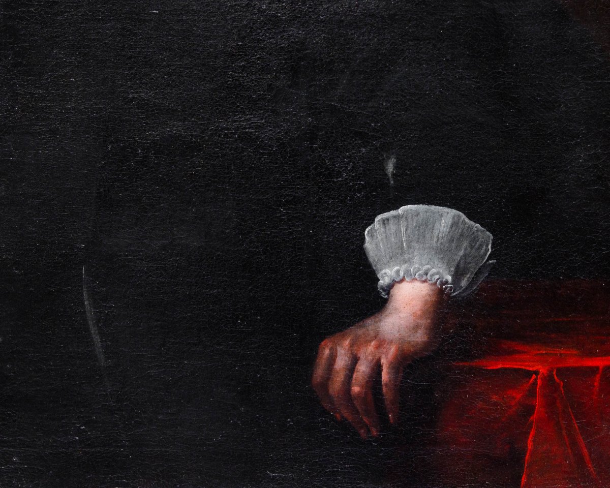 Giovanni Bernardo Carbone (Gênes, 1616 - 1683), Portrait de gentleman, 1650 ca.-photo-2