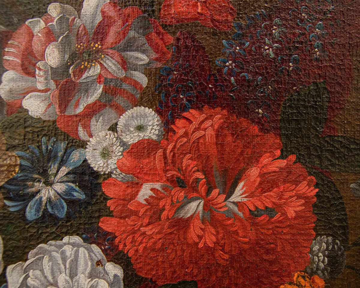 Scope Of Jean-baptiste Monnoyer (lille, 1636 - London, 1699), Vase Of Flowers-photo-2