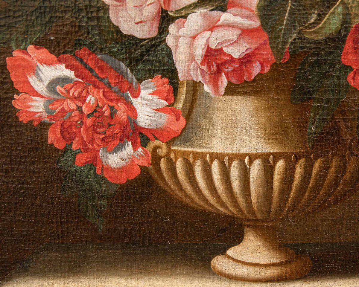 Scope Of Jean-baptiste Monnoyer (lille, 1636 - London, 1699), Vase Of Flowers-photo-1