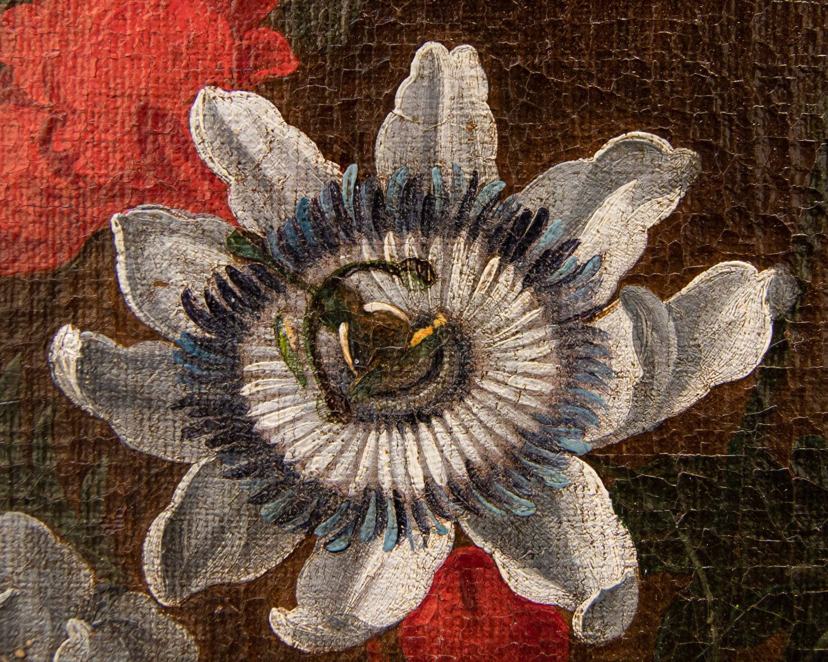 Scope Of Jean-baptiste Monnoyer (lille, 1636 - London, 1699), Vase Of Flowers-photo-3