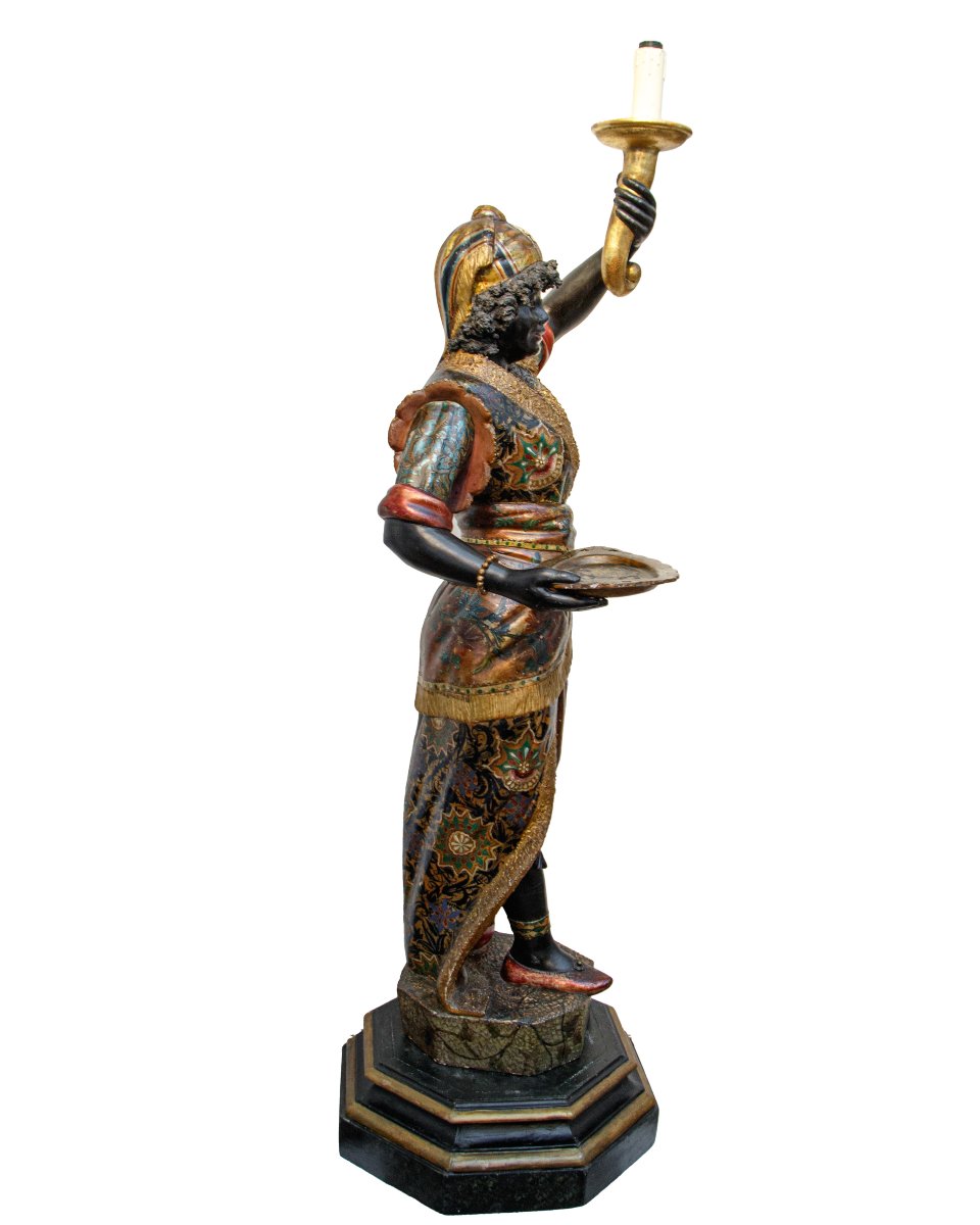 Venice, 19th Century, Moretta Holding A Lantern-photo-2