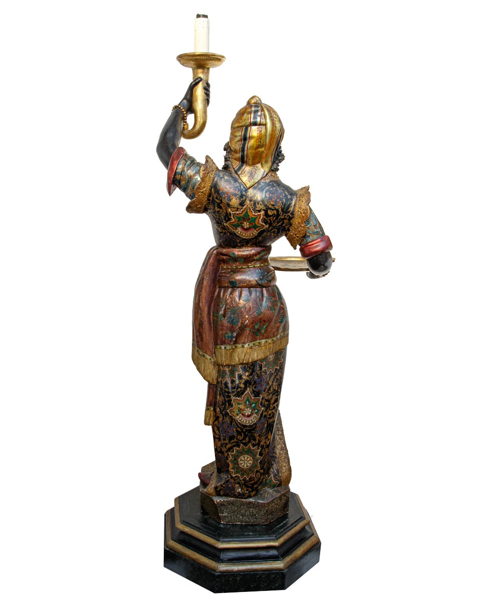 Venice, 19th Century, Moretta Holding A Lantern-photo-3