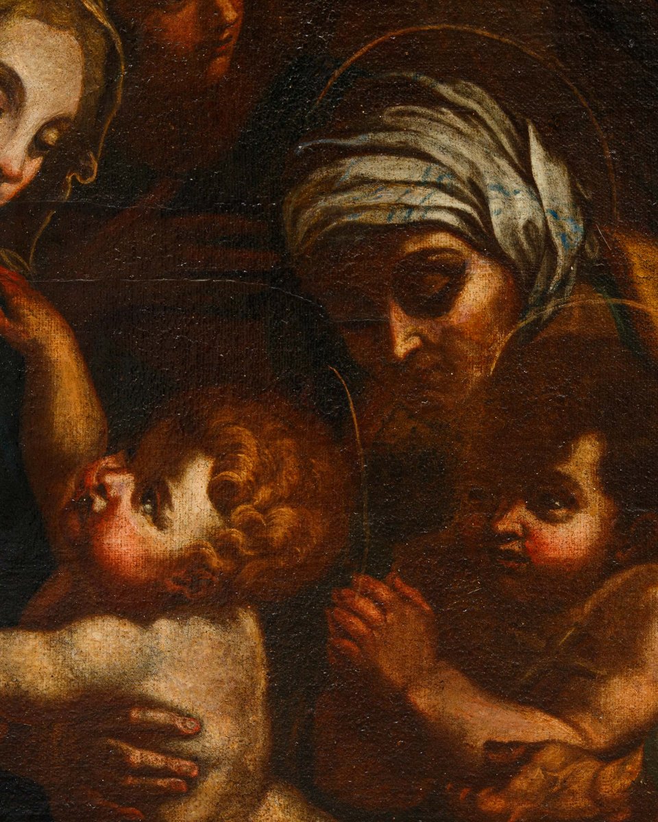 A Follower Of Raffaello Sanzio (urbino, 1483 – Rome, 1520), *the Holy Family*-photo-1