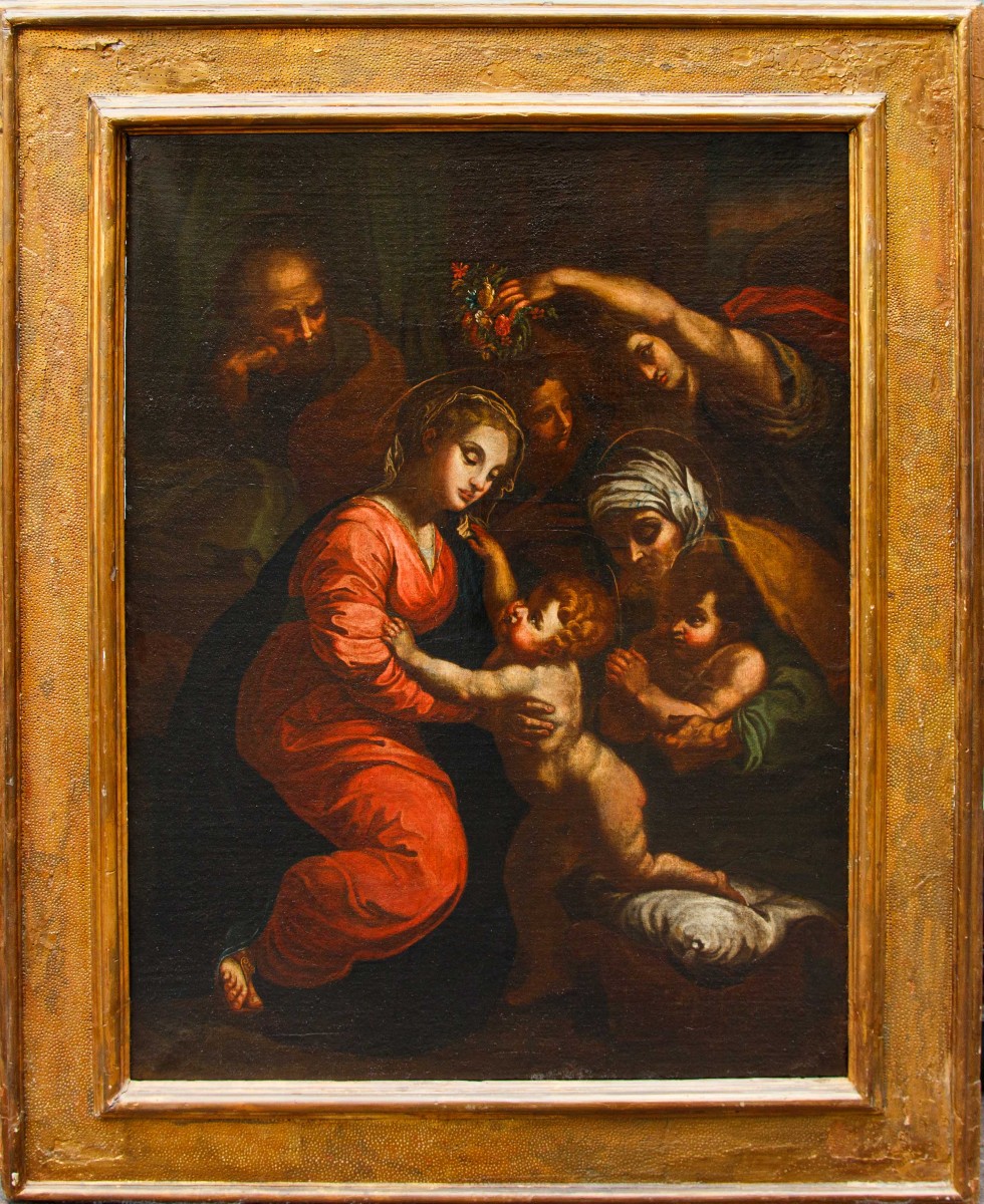 A Follower Of Raffaello Sanzio (urbino, 1483 – Rome, 1520), *the Holy Family*
