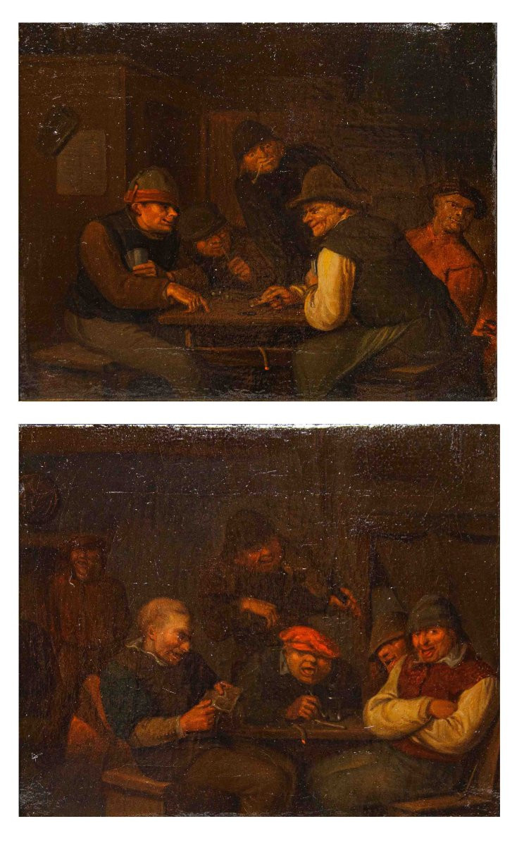 Egbert Van Heemskerck (haarlem, 1634 – London, 1704), From The Workshop Of, Tavern Scenes-photo-4