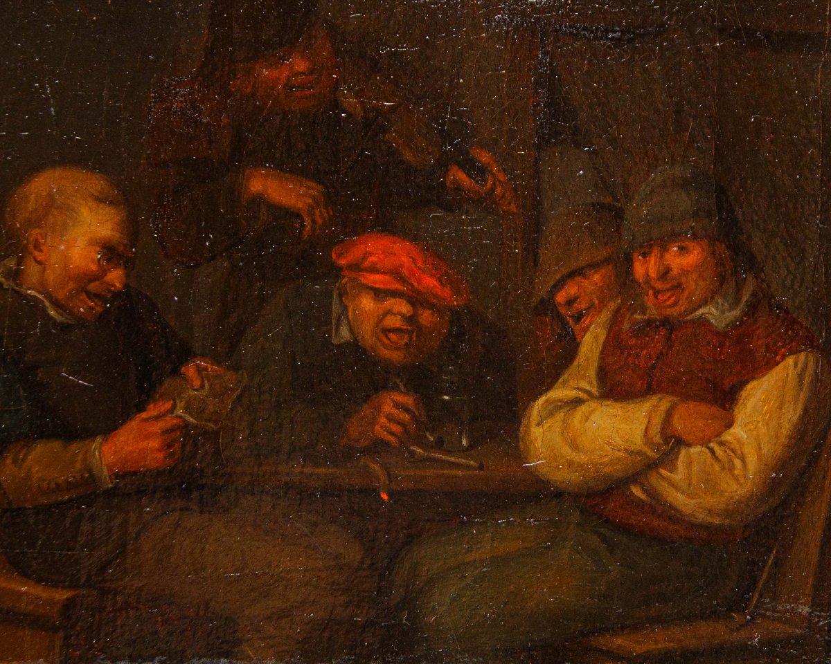 Egbert Van Heemskerck (haarlem, 1634 – London, 1704), From The Workshop Of, Tavern Scenes-photo-4