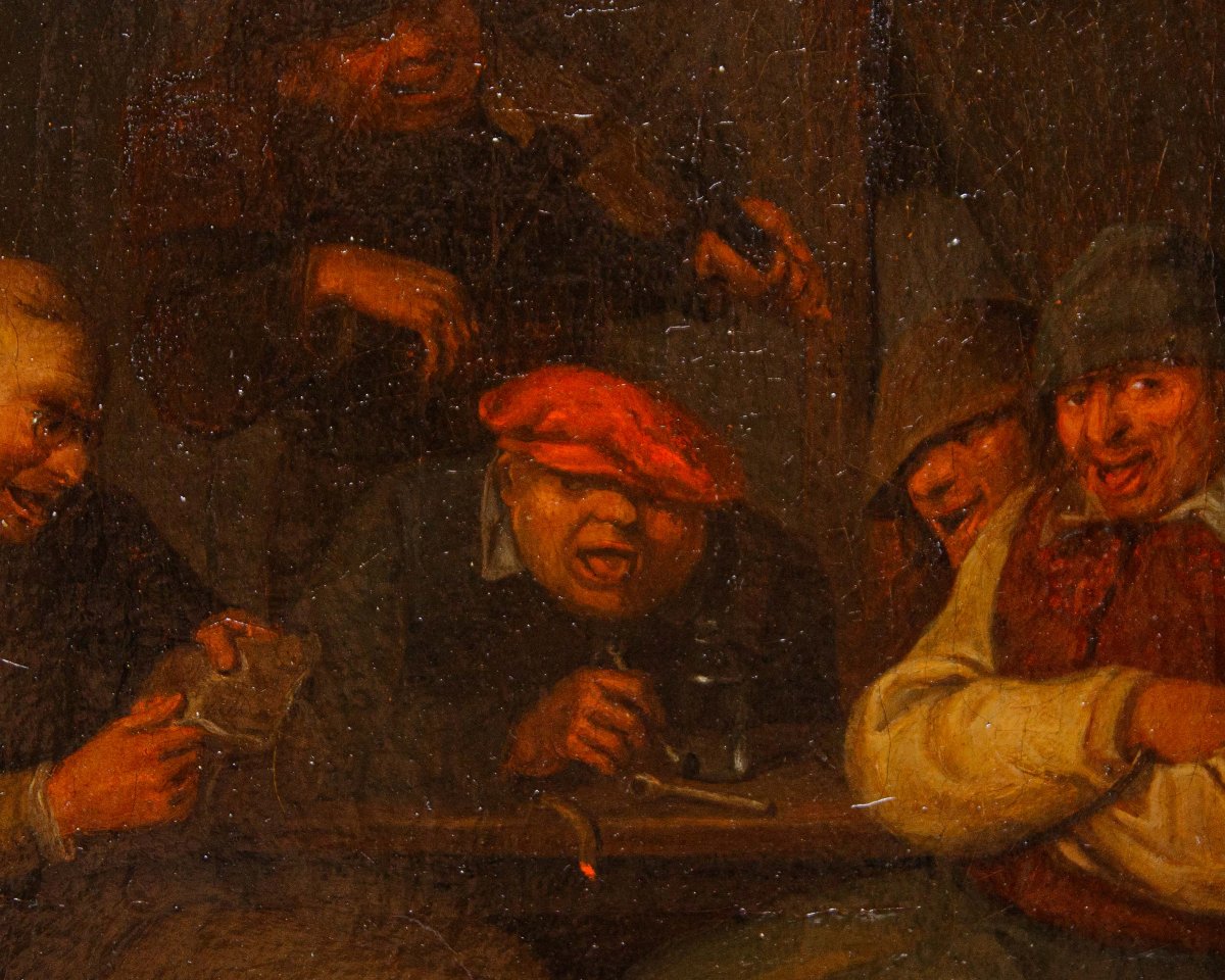 Egbert Van Heemskerck (haarlem, 1634 – London, 1704), From The Workshop Of, Tavern Scenes-photo-6