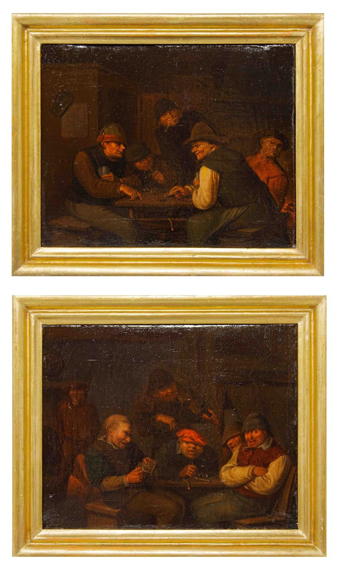 Egbert Van Heemskerck (haarlem, 1634 – London, 1704), From The Workshop Of, Tavern Scenes