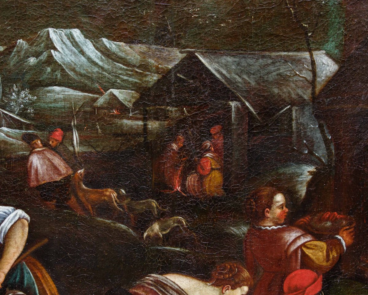Workshop Of Leandro Dal Ponte, Known As Leandro Bassano (1557–1622), The Month Of December-photo-4