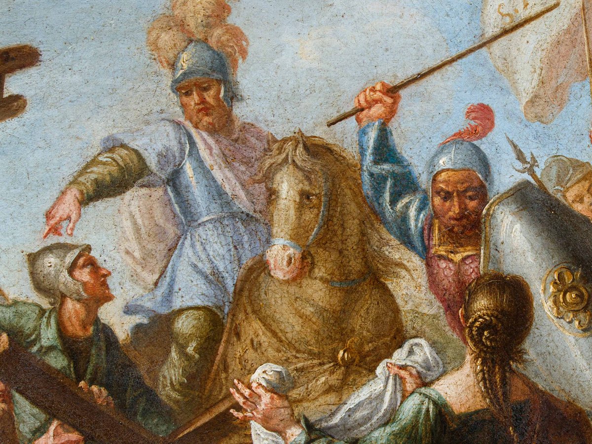 18th-century Venetian School, Christ Meets Veronica On The Way To Calvary-photo-1