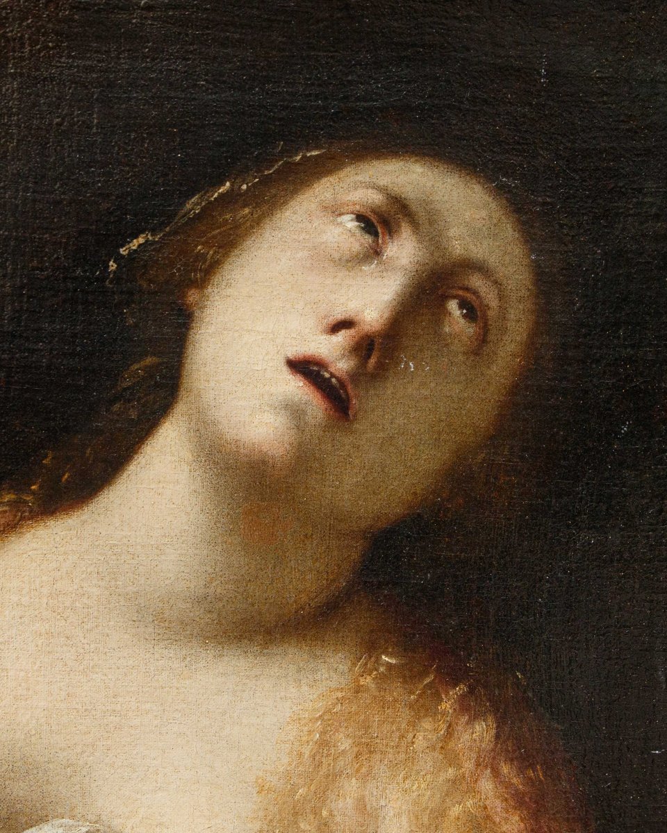 Workshop Of Francesco Cairo (santo Stefano In Brivio, 1607 – Milan, 1665), The Penitent Magdalene-photo-3