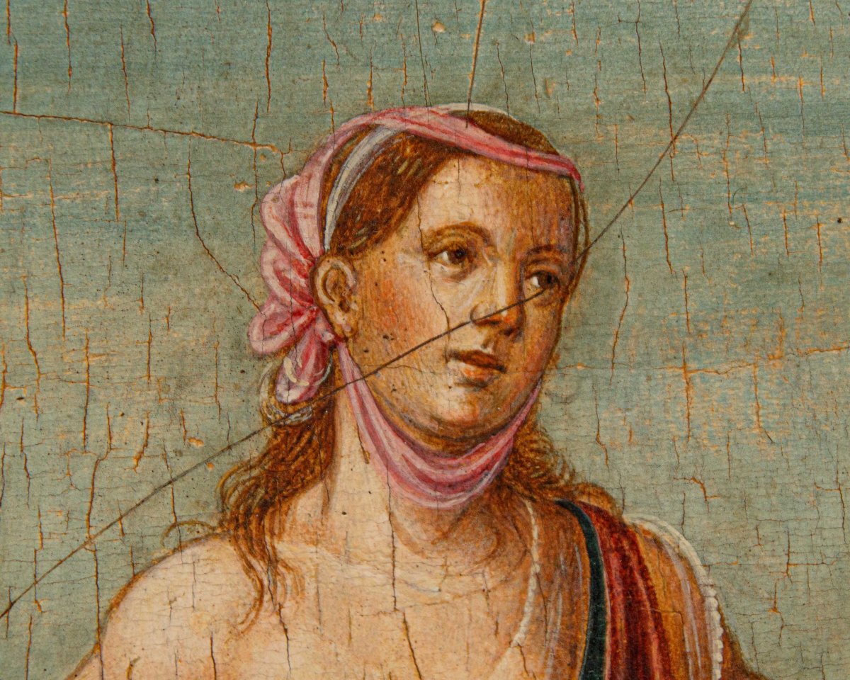 Tuscan School, Late 15th–early 16th Century, Cleopatra And The Aspis-photo-3