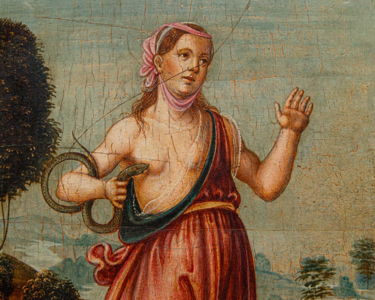 Tuscan School, Late 15th–early 16th Century, Cleopatra And The Aspis-photo-5