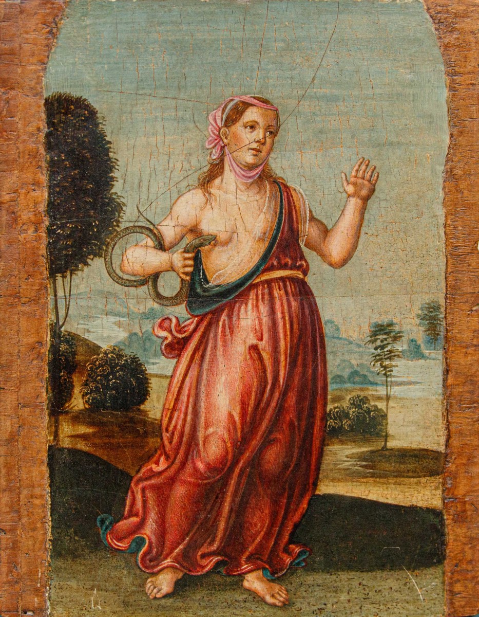 Tuscan School, Late 15th–early 16th Century, Cleopatra And The Aspis