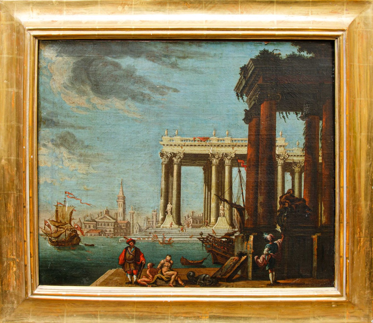 17th-century Venetian Painter, Architectural Capriccio